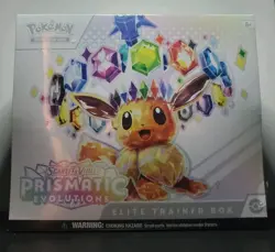 Pokemon TCG Prismatic Evolutions Elite Trainer Box ETB DAMAGED - FACTORY SEALED - Image 1