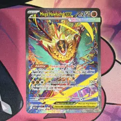 Pokemon Mega Hawlucha EX 283/217 ASC Full Art Holo Basic Fighting 250 HP - Image 1
