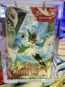 Pokemon TCG Scarlet & Violet - Paldea Evolved Booster Box In Acrylic Case - Image 4