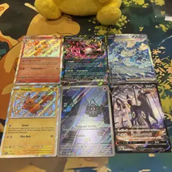 Mint Group Of Beautiful Pokemon Cards Ready For Collection Or Grading IR SIR - Image 1