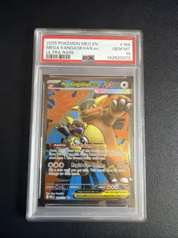 Pokemon TCG Mega Kangaskhan EX 164 /132- SIR- Mega Evolutions 2025 - PSA 10 - Image 1