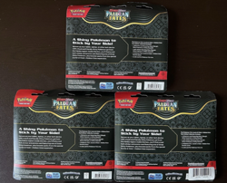 SEALED Lot of (3) Pokemon Paldean Fates Tech Sticker Collection Fidough Greavard - Image 2