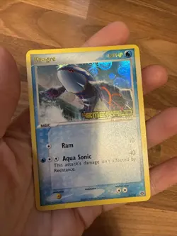 Pokemon Kyogre 6/106 Reverse Holo Stamped Rare - EX Emerald NM tiny crease - Image 1