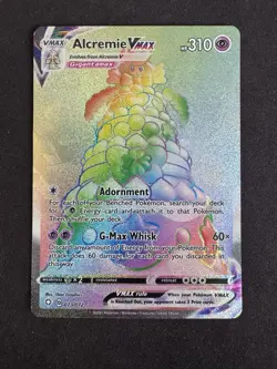Alcremie VMAX 073/072 - Rainbow Secret Rare - Shining Fates - Pokemon TCG - NM - Image 1