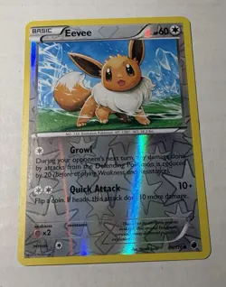 Pokemon Plasma Freeze - Eevee Reverse Holo LP 89/116 - Image 1