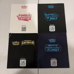 Pokemon TCG Player's Guide Books (4):Lost Origin, White Flare, BB & Phan. Flames - Image 2