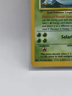 1999 Pokemon Base Set Rare Venusaur 15/102 Holo Rare - LP/MP - Authentic - Image 5