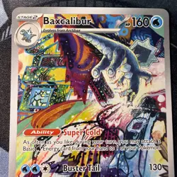 2023 Pokemon SV Paldea Evolved Baxcalibur #210/193 NM+ - Image 3