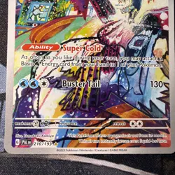 2023 Pokemon SV Paldea Evolved Baxcalibur #210/193 NM+ - Image 4