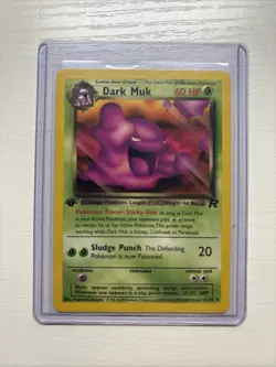 Dark Muk Team Rocket Uncommon NM Pokemon 41/82 1st Edition - Image 1