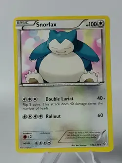 Snorlax 109/149 - 2012 Boundaries Crossed Vintage Pokemon TCG - LP - Image 1