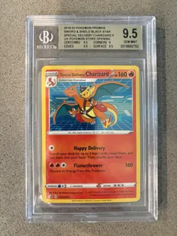 Pokemon Special Delivery Charizard SWSH075 BGS 9.5 - Image 1