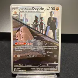 Team Rocket's Dugtrio Illustration Rare - 239/217 (Pokemon TCG, Ascended Heroes) - Image 1