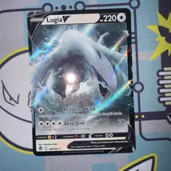 Pokemon TCG Sword & Shield Silver Tempest Lugia V 138/195 - Image 1