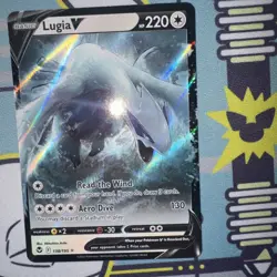 Pokemon TCG Sword & Shield Silver Tempest Lugia V 138/195 - Image 3