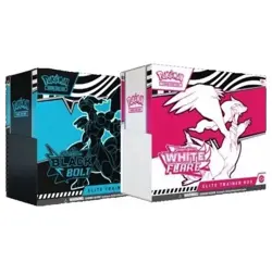 Pokemon TCG: Black Bolt and White Flare Elite Trainer Box ETB |Sealed | Lot of 2 - Image 1