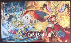 Yu-Gi-Oh! Official Playmat - Mermail Abysshrine Fire King Ulcanix Win A Mat 2025 - Image 1
