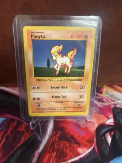 Ponyta 60/102 Pokemon TCG Shadowless Base Set NM Near Mint - Image 1