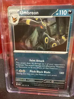 2025 Pokemon Prismatic Evolutions Umbreon 059/131 Holo CGC 10 - Image 2