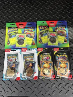 Pokemon Mega Evolution Flames Journey Together Perfect Order Blister Lot Of 6 - Image 1