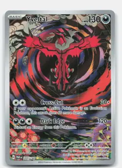 YVELTAL 205/182 ILLUSTRATION RARE PARADOX RIFT POKEMON NEAR MINT - Image 1