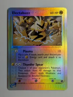 Damaged 2003 Pokemon EX Sandstorm Electabuzz 35/100 Uncommon Reverse Holo - Image 1