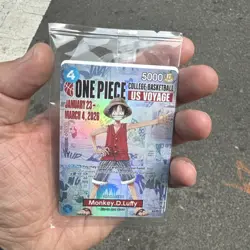 Monkey.D.Luffy (055) (College Basketball US Voyage) P-055 One Piece Promotion... - Image 1
