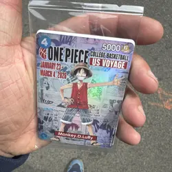Monkey.D.Luffy (055) (College Basketball US Voyage) P-055 One Piece Promotion... - Image 4