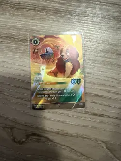 Disney Lorcana Lady Decisive Dog 205/204 ENCHANTED Reign of Jafar - Image 1