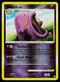 Pokemon Card - Swalot Legends Awakened 72/146 Uncommon Reverse Holo - Image 1