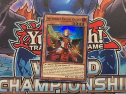 Infernoble Knight Oliver ROTD-EN014 1st Super Rare NM Yugioh Card - Image 1