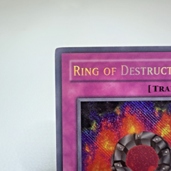 Yugioh Ring of Destruction PGD-000 Secret Rare REVERSE FOIL MISPRINT - MP-LP - Image 3