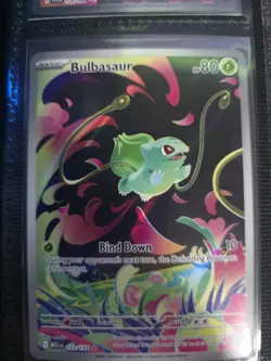 Pokemon Bulbasaur 133/132 Me01: Mega Evolution Illustration Rare Holo Card 2025 - Image 1