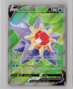 Starmie V 166/189 - Pokemon TCG Astral Radiance Sword & Shield Full Art Card NM - Image 1