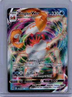 Kingler VMAX 029/172 Pokemon TCG Brilliant Stars Sword Shield Ultra Rare Card NM - Image 1