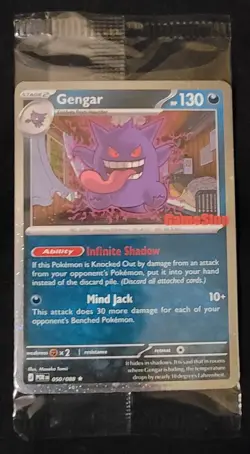 Gengar Promo Card Gamestop Pokemon Perfect Order Stamped 050/088 SEALED - Image 1