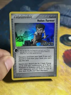 Holon Farmer 91/113 Ex Delta Species Reverse Holo Pokemon Trainer Card - Image 3
