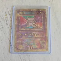 Ancient Mew Pokemon Card Holo Movie PROMO Medium Play - Image 1
