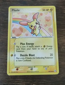 Pokemon Plusle 69/101 EX Hidden Legends Card - Image 1