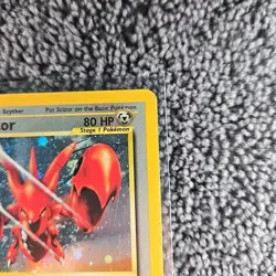 2001 Neo Discovery Scizor Holo 10/75 WOTC Pokemon Card TCG Original Rare - Image 3