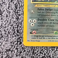 2001 Neo Discovery Scizor Holo 10/75 WOTC Pokemon Card TCG Original Rare - Image 5