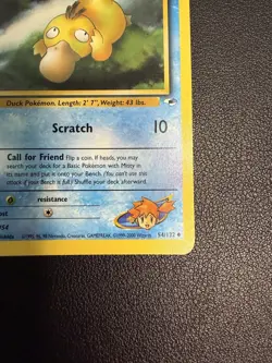 Pokemon TCG: Gym Heroes Misty's Psyduck Uncommon Card 54/132 - Image 2
