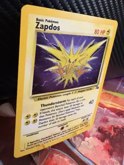 Zapdos 15/62 Fossil Holo Rare WOTC 1999 LP Pokemon Card ⚡ - Image 4