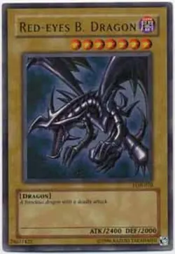 Yugioh! HP Red-Eyes B. Dragon - LOB-070 - Ultra Rare - Unlimited Edition Heavily - Image 1