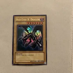 Yu-Gi-Oh! Red-Eyes B. Dragon SDJ-001 Gold Letter - Vintage Joey Deck MP/HP - Image 1