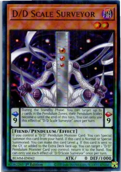D/D Scale Surveyor BLMM-EN042 Yu-Gi-Oh! Near Mint - Image 1