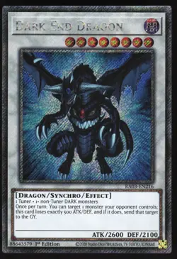 Dark End Dragon - RA03-EN216 - Platinum Secret Rare - Yugioh - Image 1