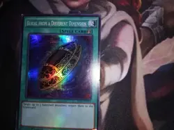 Yugioh Burial From A Different Dimension THSF-EN051 Super Rare 1st Ed LP - Image 2