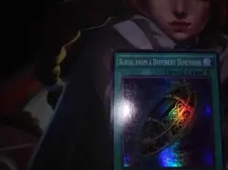 Yugioh Burial From A Different Dimension THSF-EN051 Super Rare 1st Ed LP - Image 3