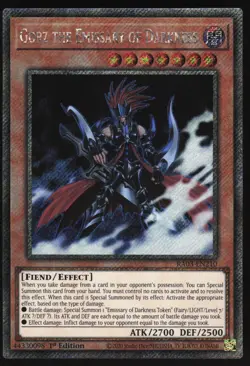 Gorz the Emissary of Darkness - RA03-EN210 - Platinum Secret Rare - Yugioh - Image 1
